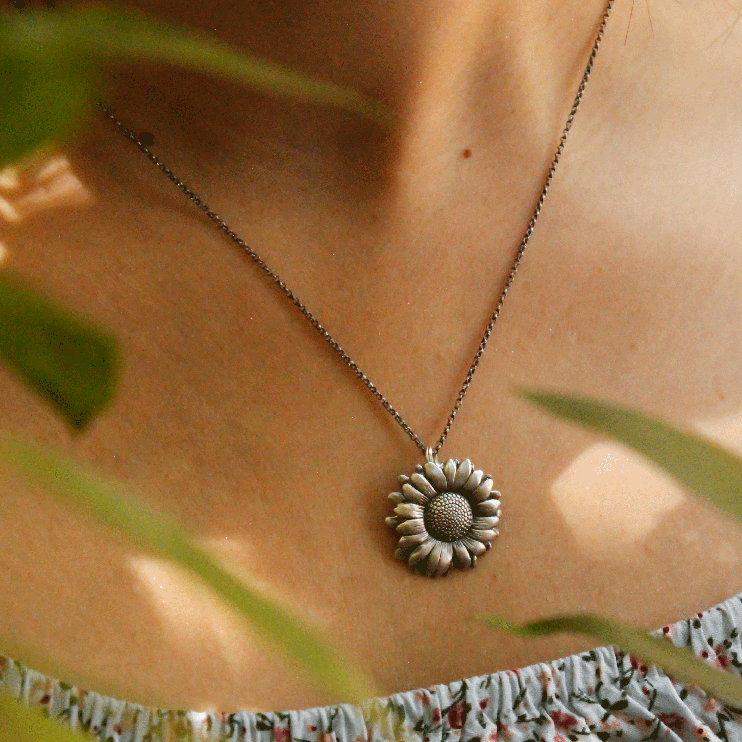 Colgante Girasol envejecido