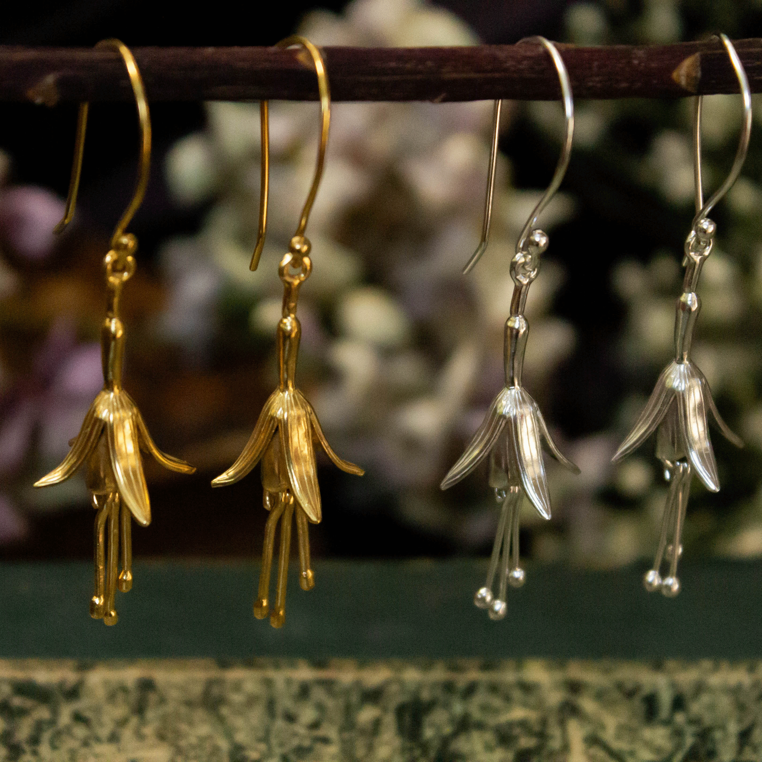 Aros Chilco Dorados