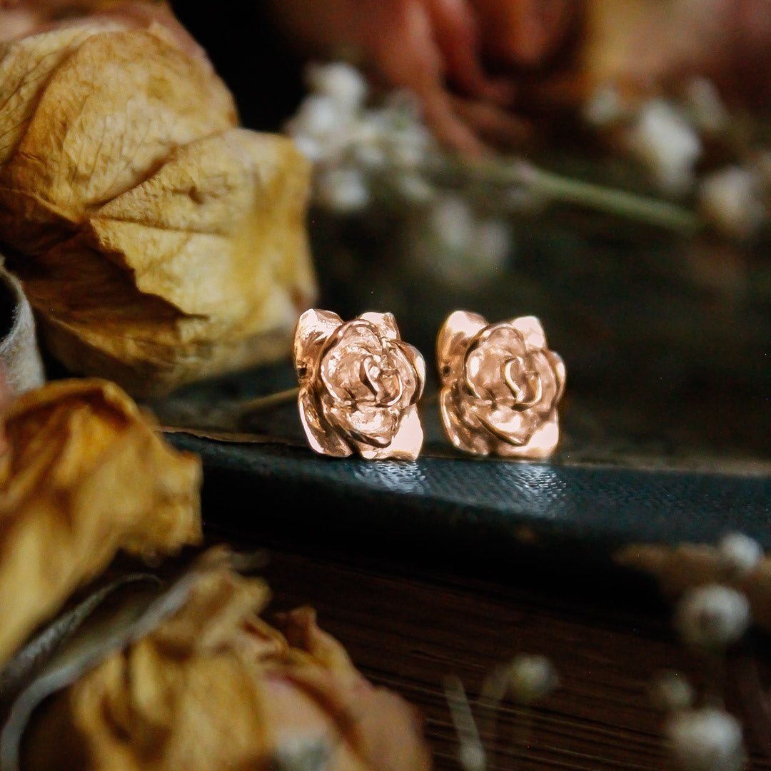 Aros Rosa pequeña Rose Gold